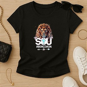 Baby Look Feminina Cristã Sou Abençoada