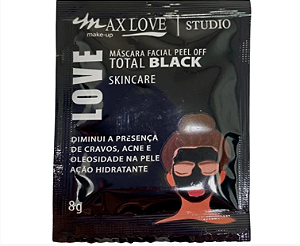 Máscara Facial Peel Off Total Black Max Love - unid
