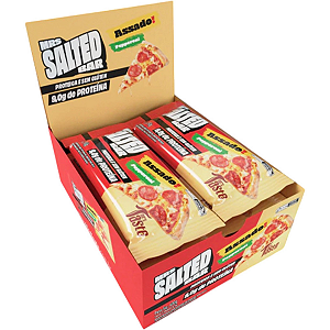 Display Barra de Proteína SALGADA- Taste Cookie Bar Salted Pepperoni 12Uni