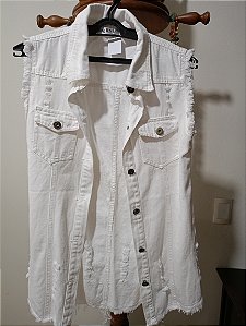 Colete Sarja Branco