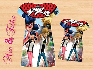 roupa da ladybug mãe e filha