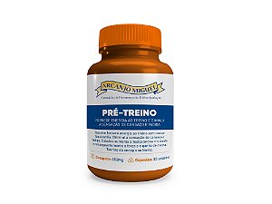 Pré treino com Teacrine Taurina e Tribulus 30 cápsulas