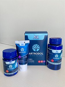 Kit Artrodol para alívio de dores, fortalecimento das articulações e lubrificação dos ligamentos com 3 itens -Artrodol G, Artrodol P e Artrodol C