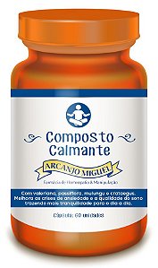 Composto Calmante com 60 cápsulas