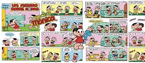 Tecido Turma da Mônica Quadrinhos Coloridos Microfibra, Oxford, Cetim, Malha Elastano e Gabardine.
