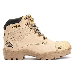 Bota Masculina Caterpillar Original em Couro Legítimo 1600 Tractor