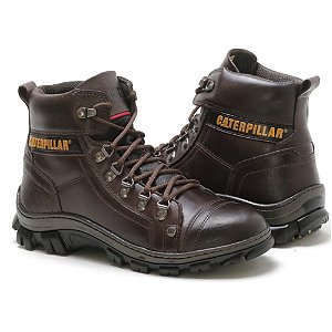 Bota Masculina Caterpillar Original em Couro Legítimo 2187 Master