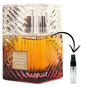 Khamrah Dukhan de Lattafa Perfumes - Decant 5ml