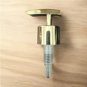 VALVULA BICO DE PATO R.28/410 DOURADA PRIME METALIZADA