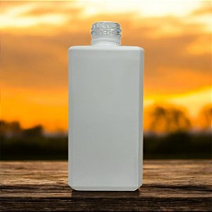 Vidro Aromatizante Square 250 ml Branco Fosco