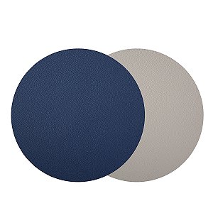LUGAR AMERICANO PREMIUM DUPLA FACE AZUL/GELO - 4 UNIDADES