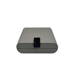 CAIXA DECORATIVA CINZA 24x17x7,5cm