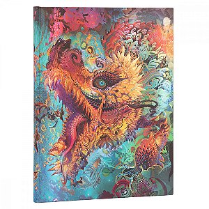 CADERNO PAPERBLANKS HUMMING DRAGON ULTRA