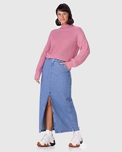 SUETER CROPPED TRICOT GOLA ALTA MW