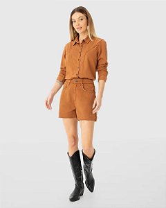 SHORTS MOM CINTURA ALTA ENFIM MW