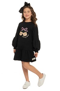 VESTIDO MOLETOM CHERRY  BG7002