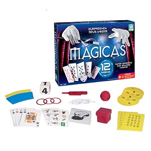 KIT MÁGICA INFANTIL TRUQUE ILUSIONISMO PRESENTE CRIANÇA NIG