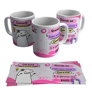 Caneca para presente - Tema Flork Melhor Gerente