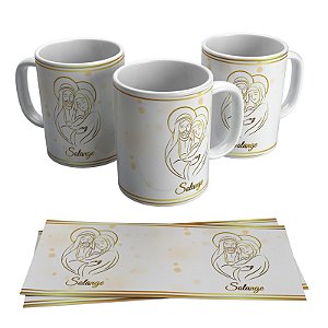 Caneca para presente - Tema Santa Trindade + Nome