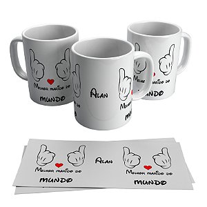 Caneca para presente - Tema Melhor Marido do Mundo + Nome