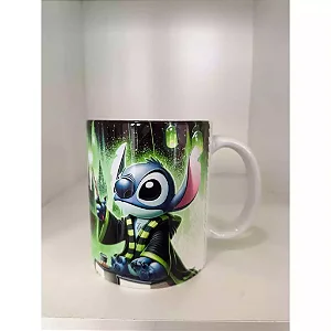 Caneca Stitch Sonserina 300ml – Presente Criativo Geek e Decorativo