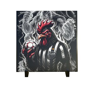 Azulejo Decorativo Galo Alvinegro para Torcedor Mineiro