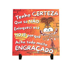 Azulejo Decorativo Desenho Ansiedade Mundo Engraçado