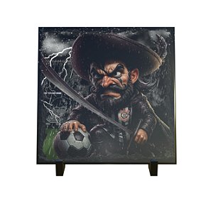 Azulejo Decorativo Fibra de Mosqueteiro Alvinegro Paulista