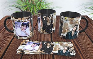 Caneca Hyunjin Stray Kids K-pop Personalizada 325ml