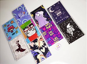 Caderneta 1/8 UAU 80 fls capa dura