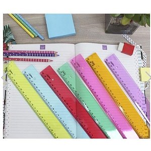 Régua de poliestireno New Line 30 cm