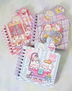 Mini Caderneta Animais Decorada