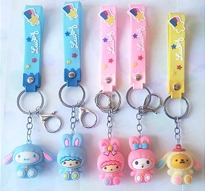 Chaveiro Hello Kitty Kuromi Lucky Tom Pastel Importados