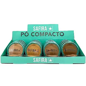 Pó Compacto- Tons Mistos  SAFIRA