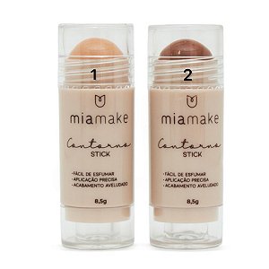 Contorno Stick em 02 Tonalidades Mia Make  8,5g