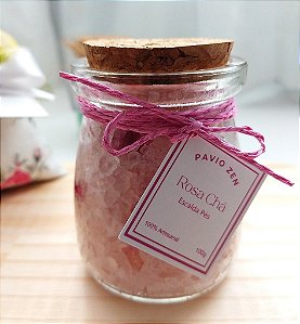 Escalda Pés Rosa Chá - 100g Básico