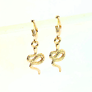 Brinco Argola Pequena Ping Cobra