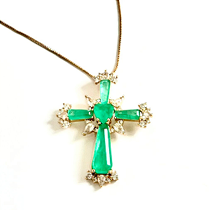 Cordão Cruz Esmeralda