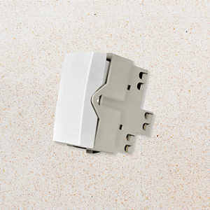 MÓDULO INTERRUPTOR SIMPLES - BRANCO FOSCO - SLEEK CLEAN