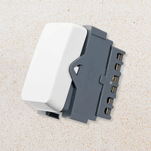 MÓDULO INTERRUPTOR PARALELO - BRANCO - B3