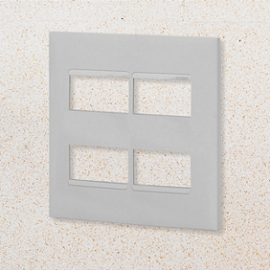 PLACA - 4X4 - 2+2 POSTOS SEPARADOS - CINZA - PIAL|Plus+