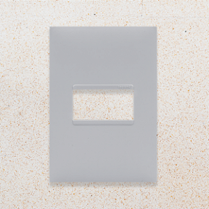 PLACA - 4X2 - 1 POSTO - CINZA - PIAL|Plus+