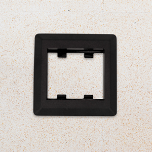 PLACA + SUPORTE - MINI ESPELHO - MARCENARIA - 2 POSTOS - PRETO - DUTOTEC