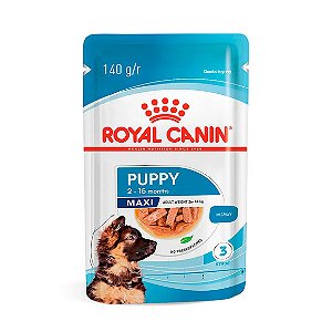 Ração Úmida Royal Canin Maxi Puppy Cães Filhotes 140 g