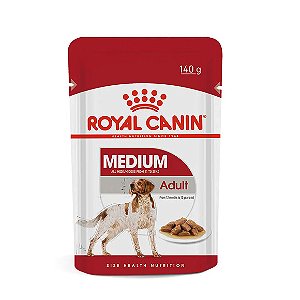 Ração Úmida Royal Canin Medium Adult Cães Adultos 140g