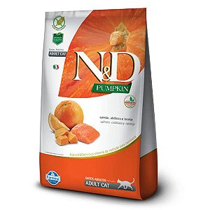 Ração N&D Pumpkin Gatos Adultos Salmão e Laranja 400 g