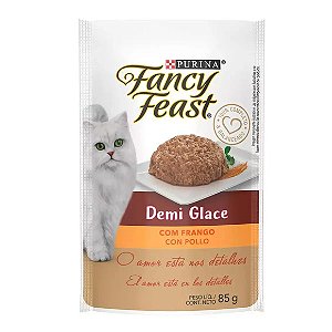 Ração Úmida Fancy Feast Demi Glace Frango 85 g