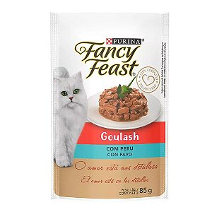 Ração Úmida Fancy Feast Goulash Peru 85 g