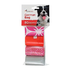 Kit Refil Cata Caca GermanBag Floral German Hart 4 Unidades