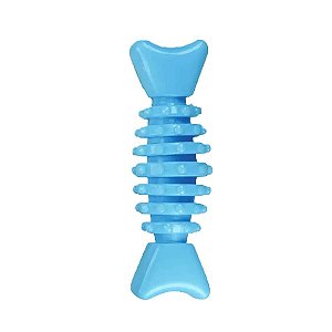 Brinquedo Mordedor Ossinho Baby Dent Jambo Azul Único